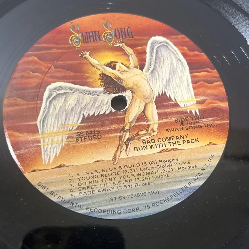 Bad Company – Run With The Pack Vinyl, LP‎ 1976 Swan Song – SS 8415 - Picture 11 of 13